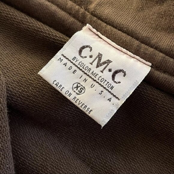❤️ CMC Color Me Cotton Brown Maxi Dress Longsleeves Size XS - Picture 5 of 13
